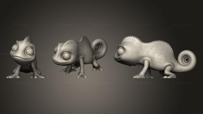Статуэтки животных (Паскаль 2, STKJ_2387) 3D модель для ЧПУ станка